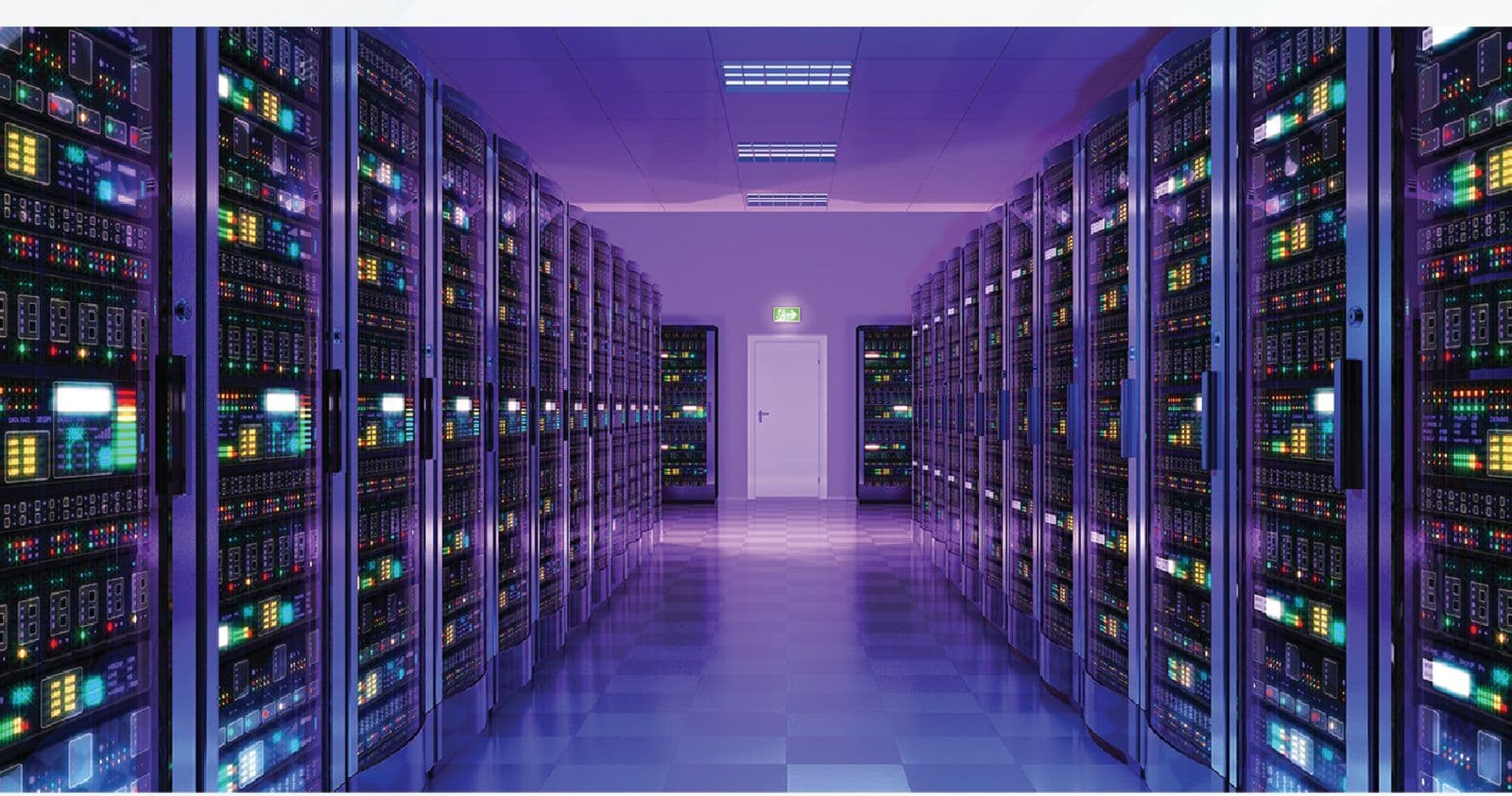 Electrical distribution room with switchgear and cabling